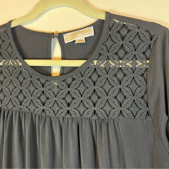 Michael Kors Black Lace Detail Dress‎ 1X - Picture 1 of 14
